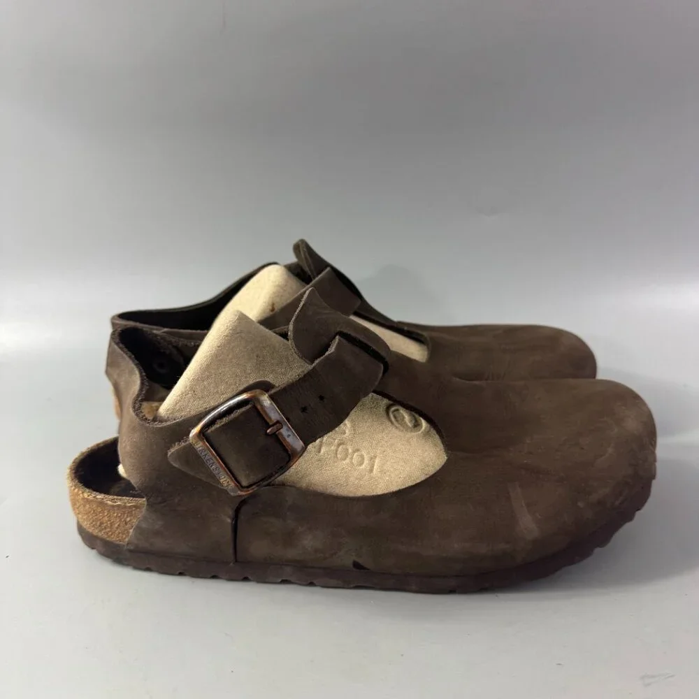 Birkenstock Bonn Nubuck Leather Sandals, Size 39 - Picture 2 of 14